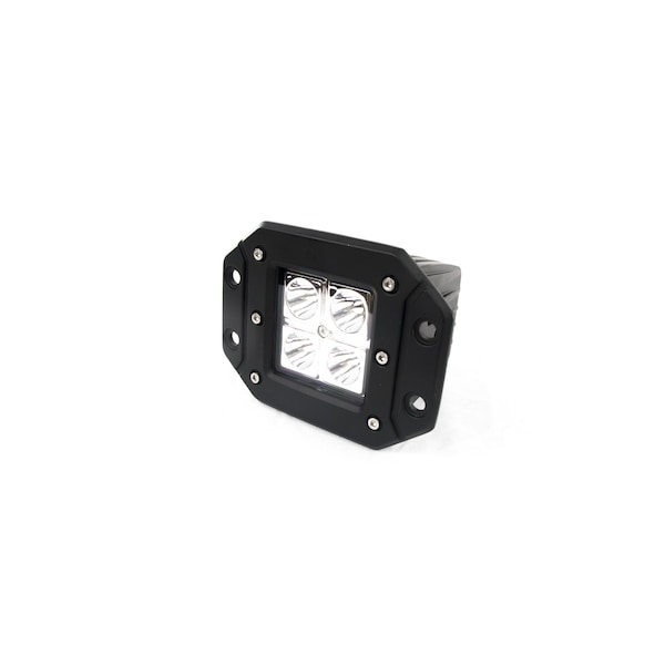 Race Sport Street Series 3X5In 12W 4-Led Hi-Power Flush Mount Led Spot Light RS-12W4LED-FM - main